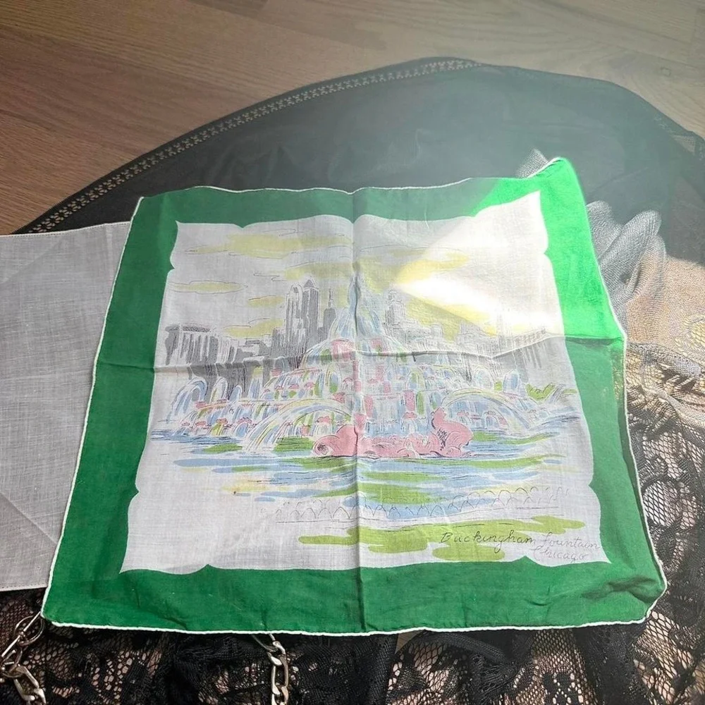 Vintage handkerchief scarf‎ bundle